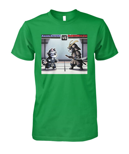 Karate vs Samurai Cat (T-Shirt & More)