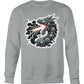 Mech Dragon Adult (Hoodie & More) Crew Neck Sweatshirt