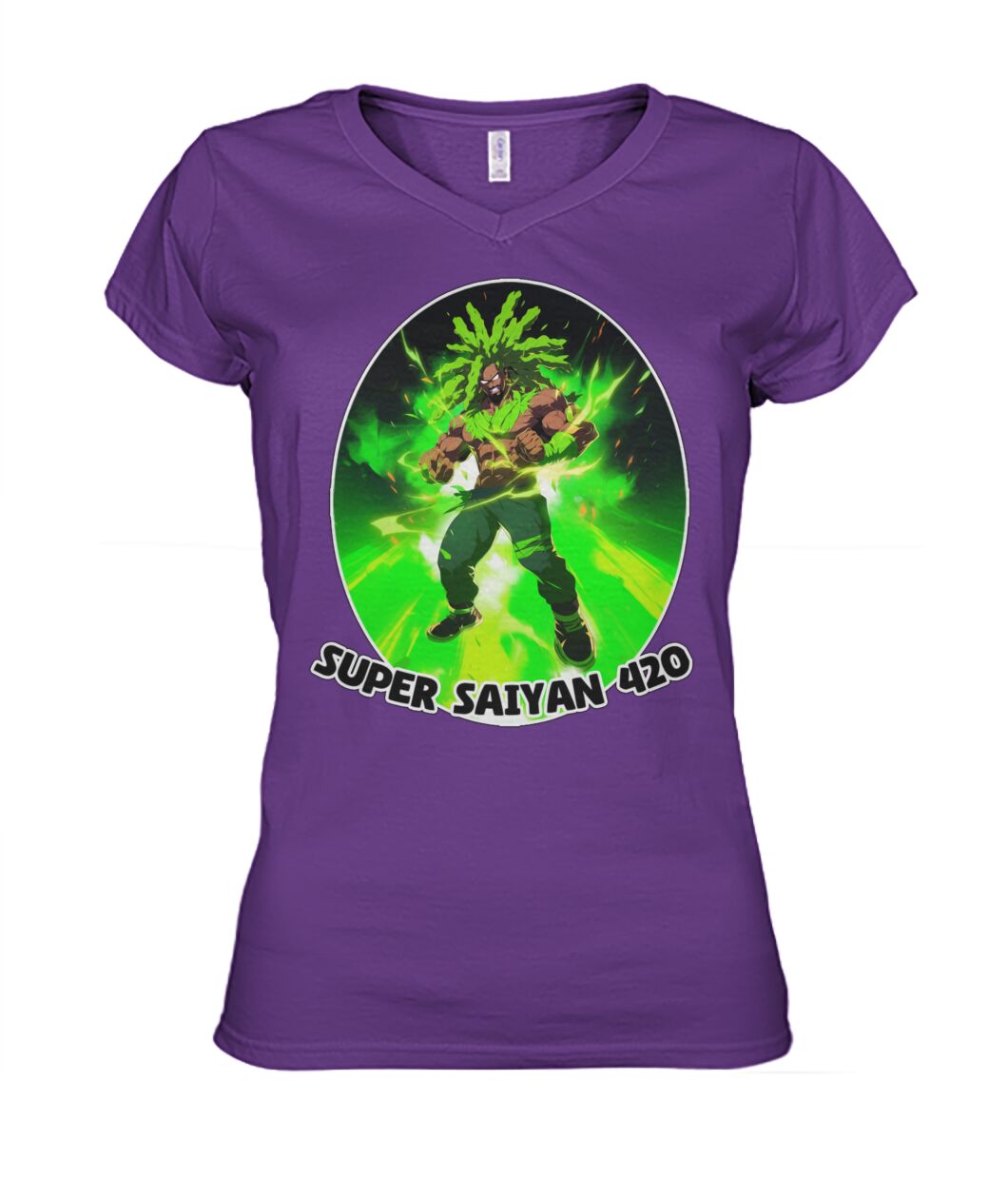 Super Saiyan 420 C (Hoodie & V Necks)