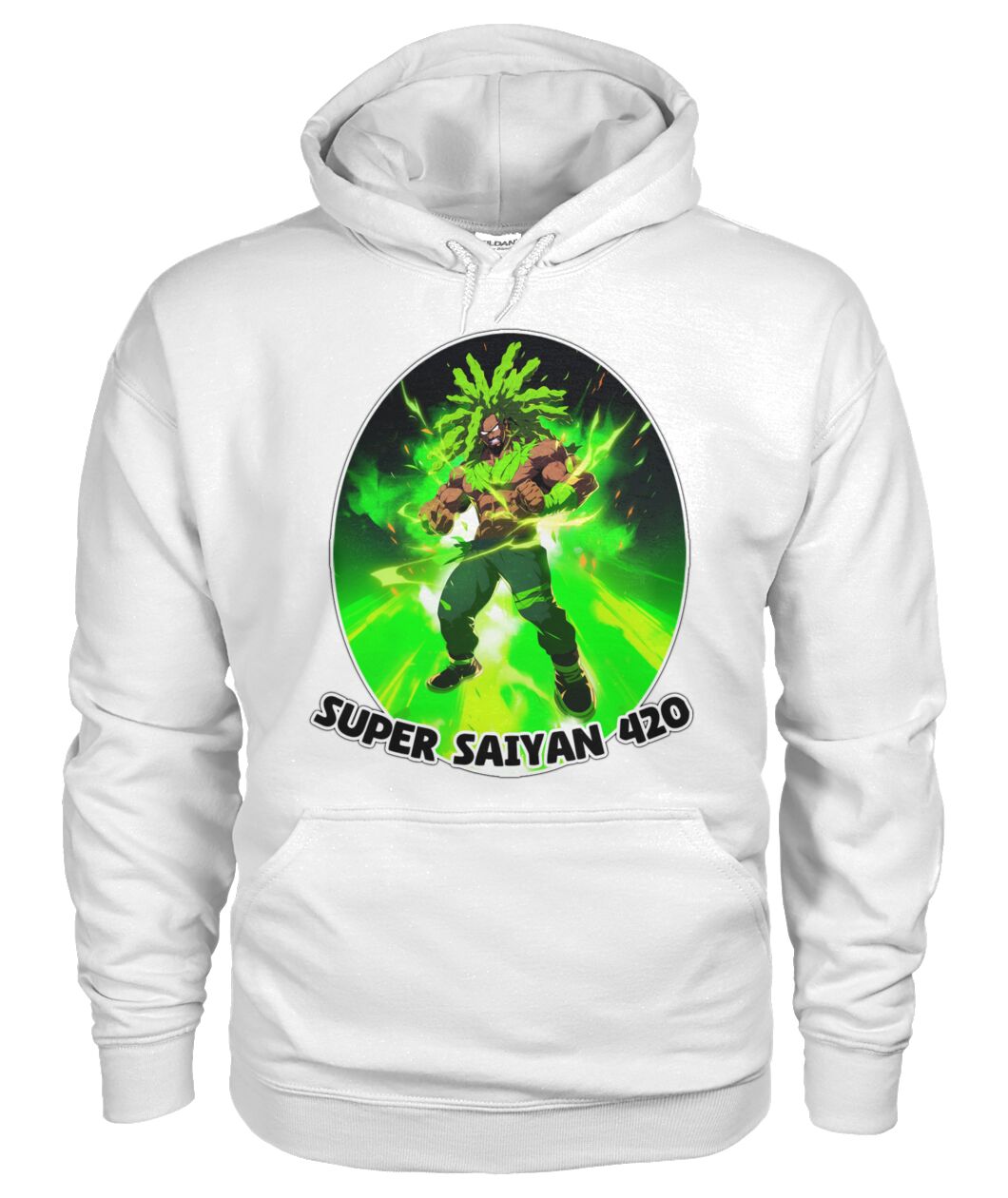 Super Saiyan 420 C (Hoodie & V Necks)