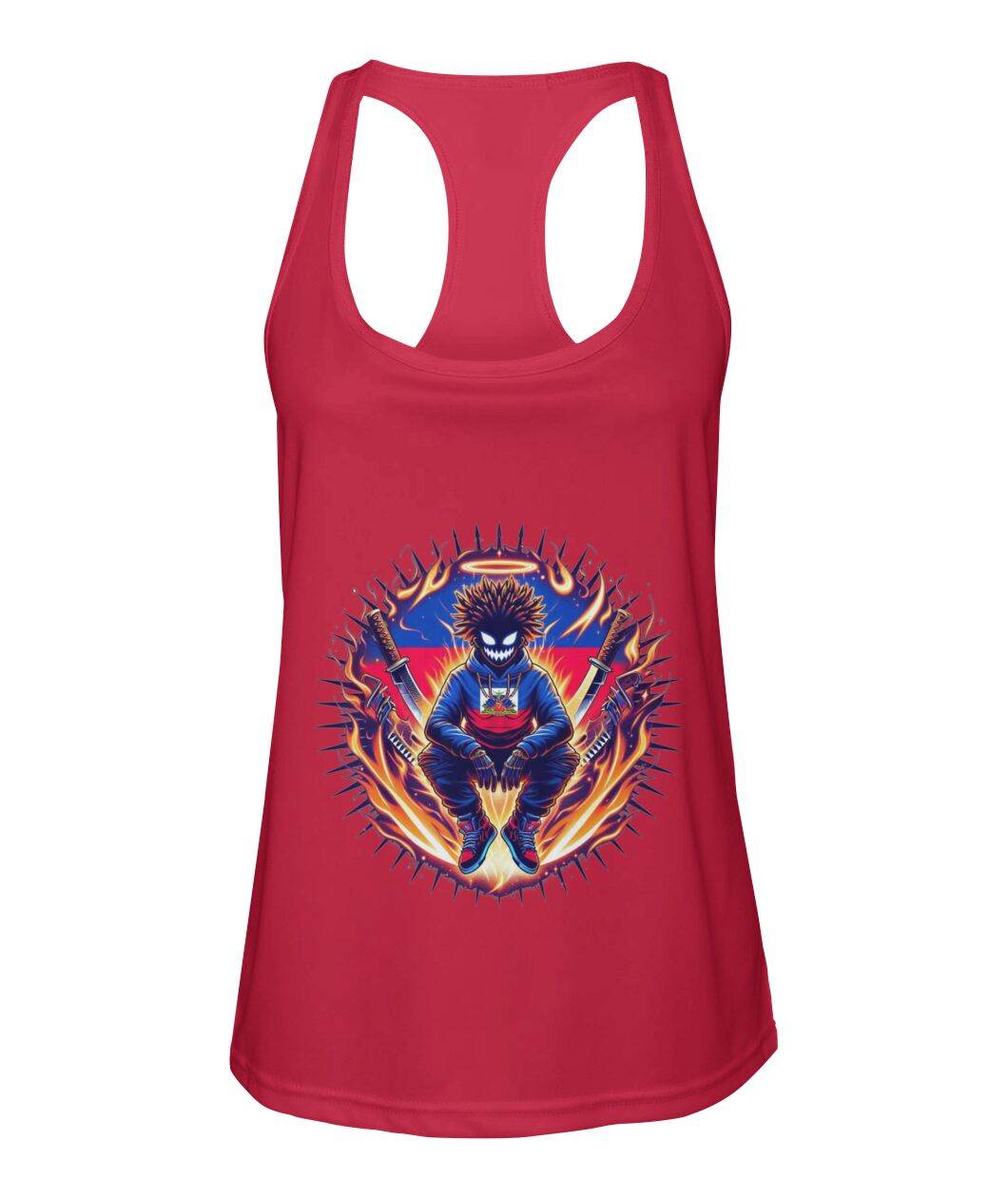 Haitian God (TankTop & More) Women's Racerback Sport Tank