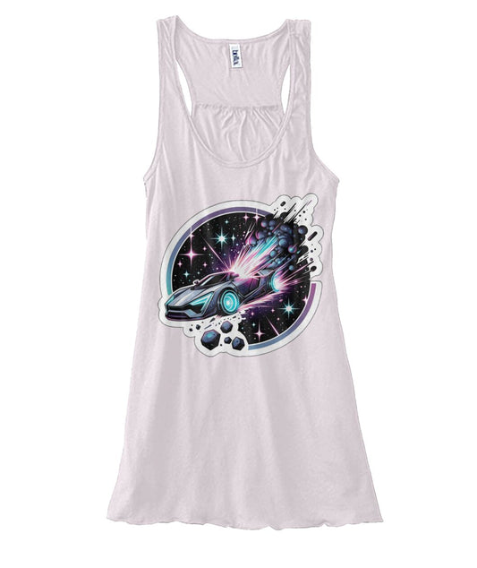Cosmic Car Crash (TankTop & More) Women's Flowy Tank