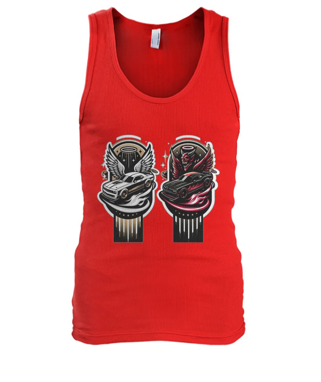 Angel Demon Car 2 (TankTop & More) Men's Tank Top