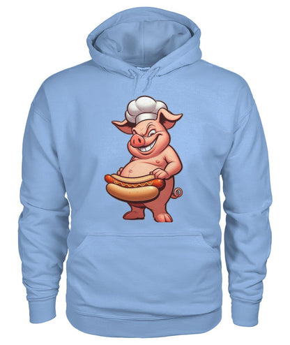 Chef Pig Hotdog (Hoodie & More) Unisex Hoodie