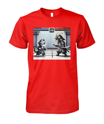 Karate vs Samurai Cat (T-Shirt & More)