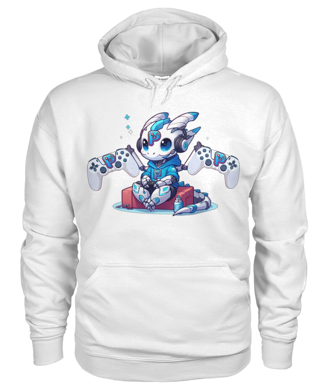 Console Dragons Blue (Hoodie & V Necks)