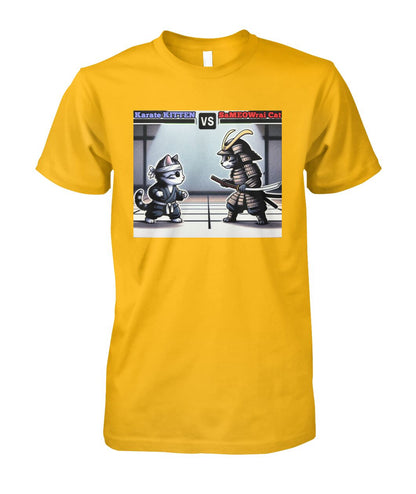 Karate vs Samurai Cat (T-Shirt & More)