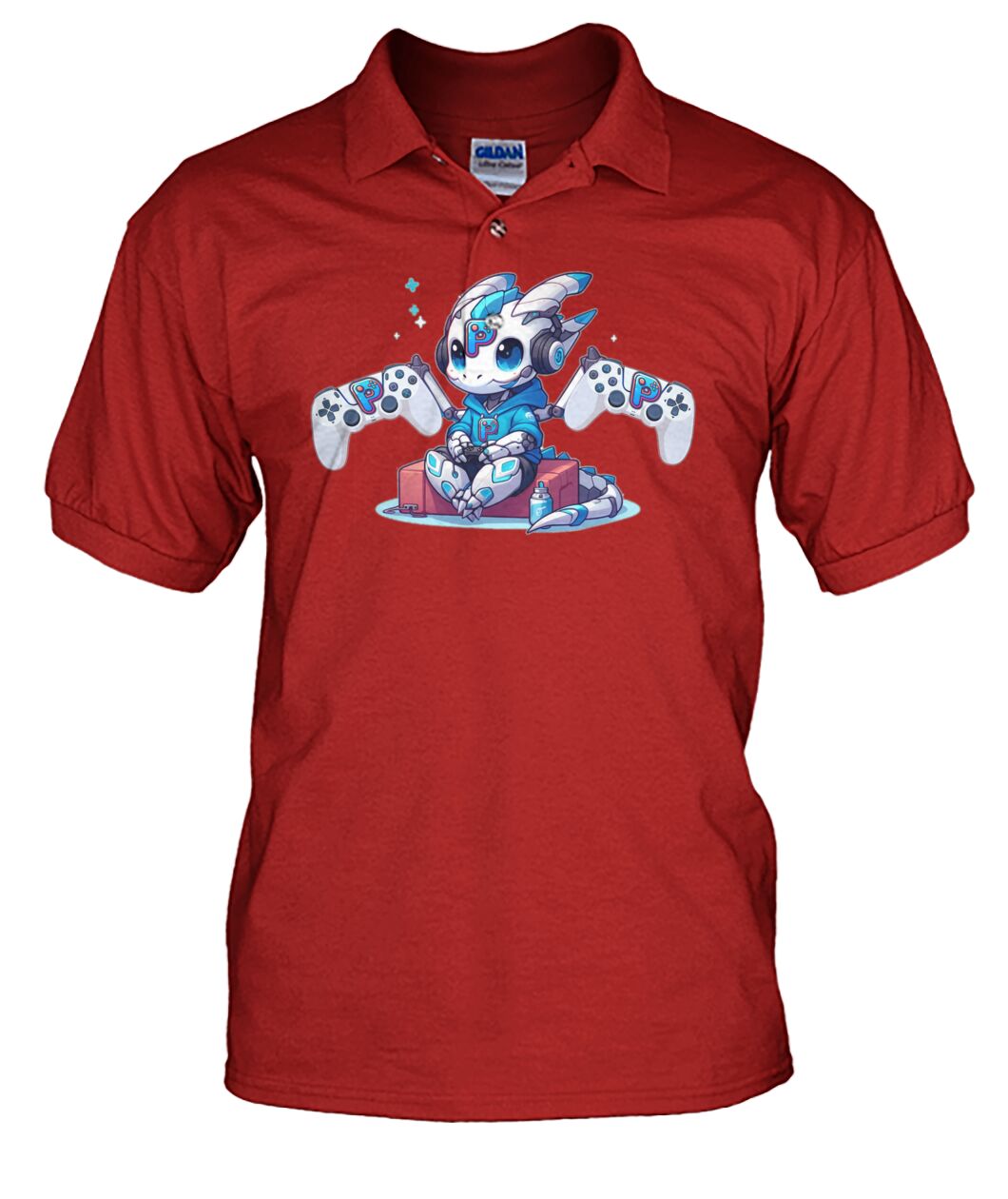 Console Dragons Blue (Tank Top & Polo)