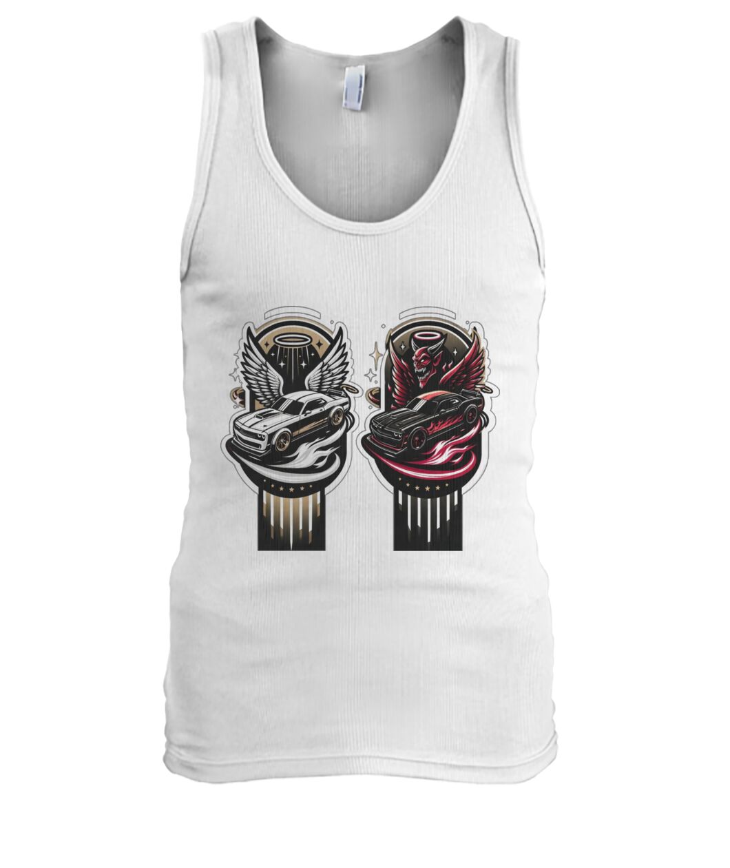 Angel Demon Car 2 (TankTop & More) Men's Tank Top