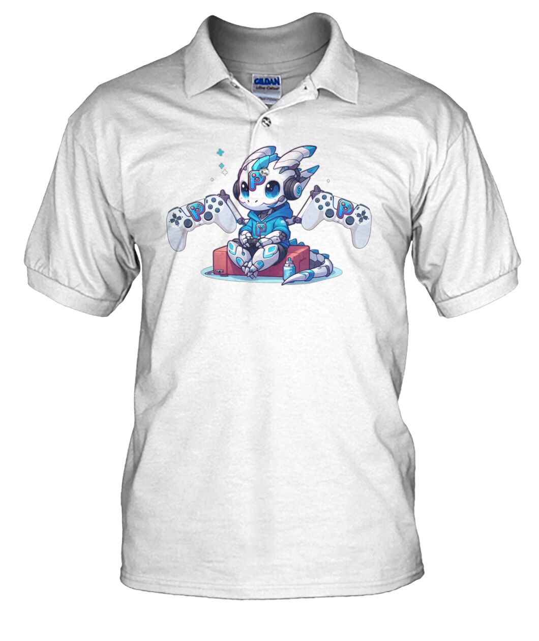 Console Dragons Blue (Tank Top & Polo)