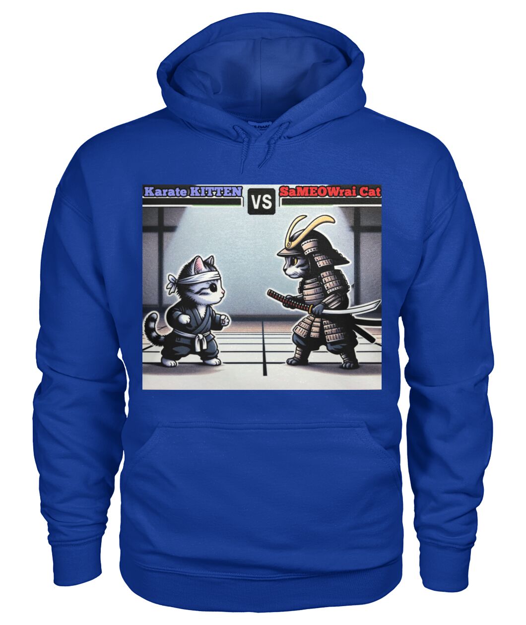 Karate vs Samurai Cat (Hoodie & More) Unisex Hoodie