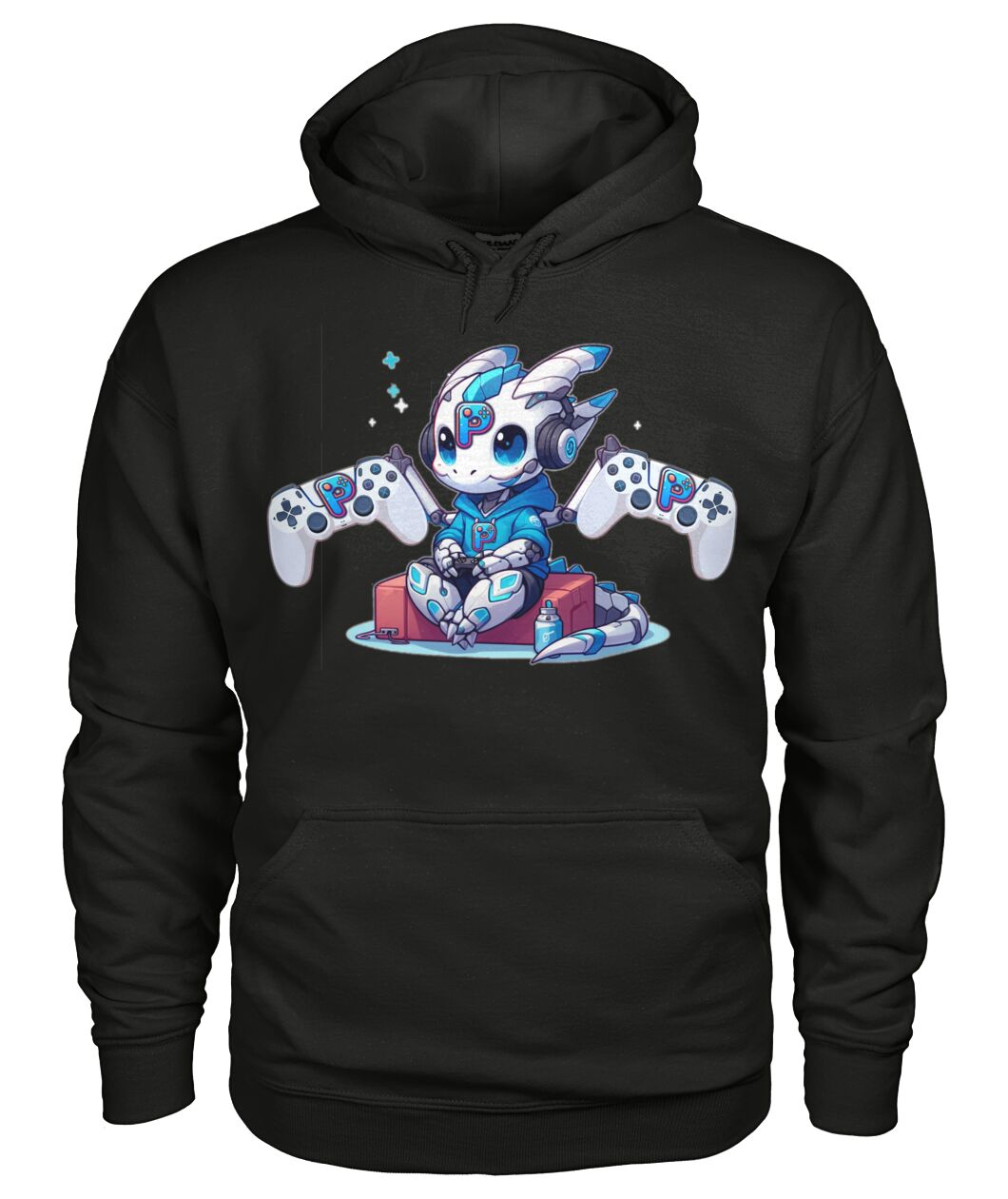 Console Dragons Blue (Hoodie & V Necks)