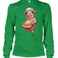 Chef Pig Hotdog (Hoodie & More) Unisex Long Sleeve