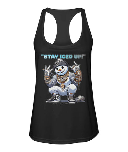 Stay Iced UP (TankTop & More) Women's Racerback Sport Tank