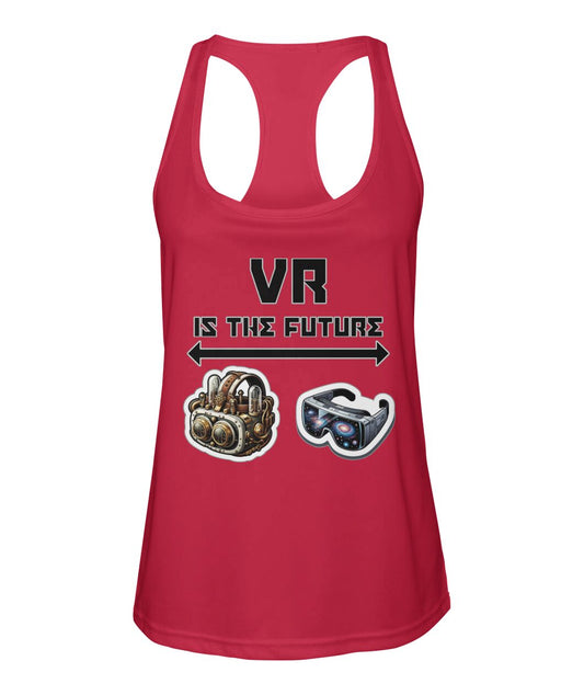 VR is the Future (TankTop & More) Women's Racerback Sport Tank