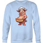 Chef Pig Hotdog (Hoodie & More) Crew Neck Sweatshirt