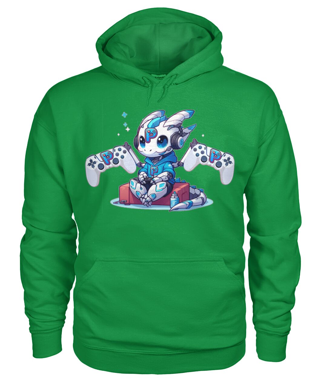 Console Dragons Blue (Hoodie & V Necks)