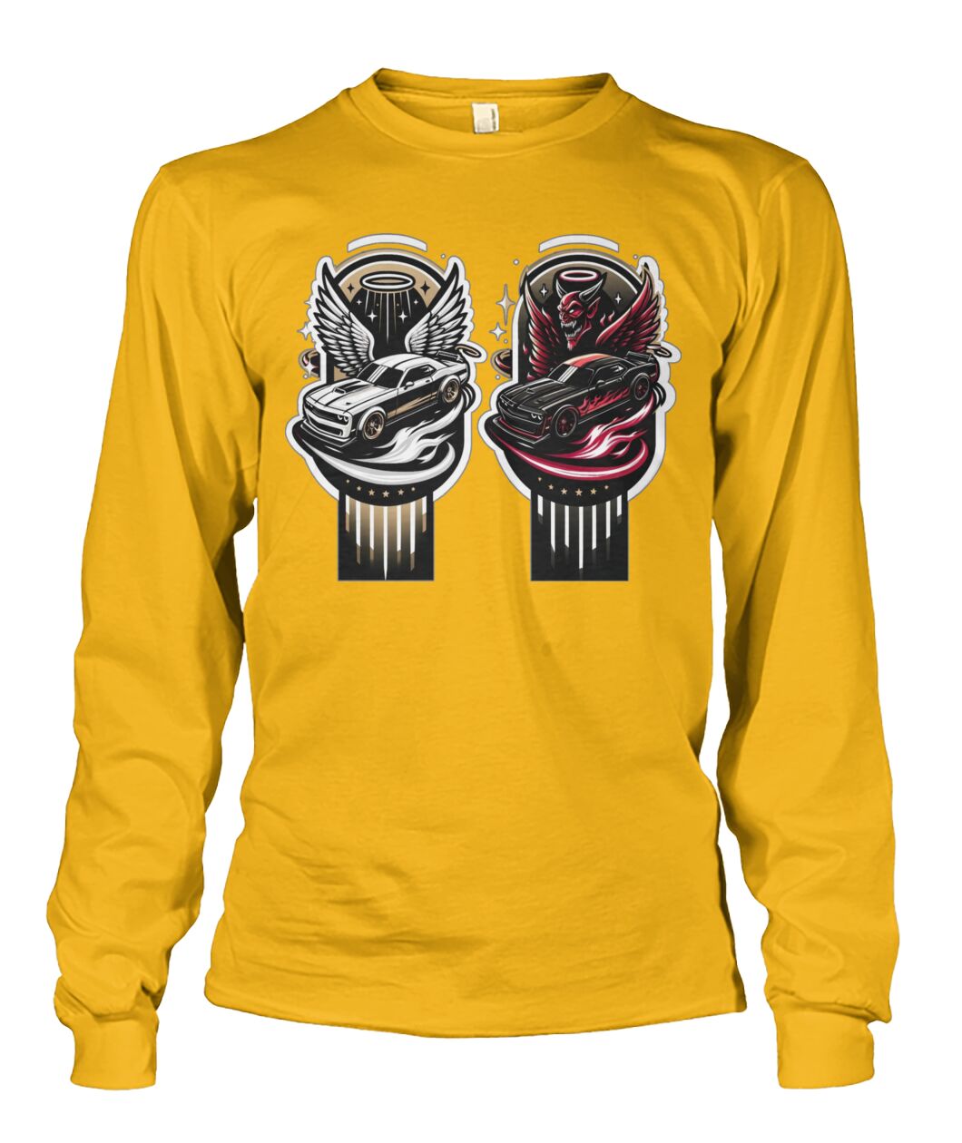 Angel Demon Car 2 (Sweater & More) Unisex Long Sleeve