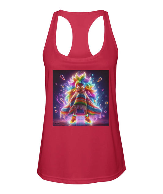 Super Infinity GIRL 1 (TankTop & More) Women's Racerback Sport Tank