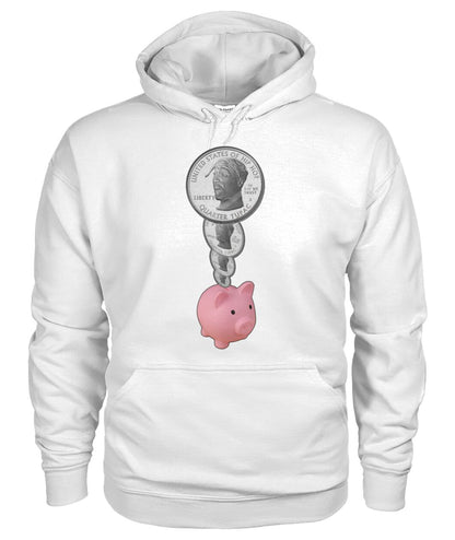 2Pac Piggy Bank (Hoodie & V Necks)