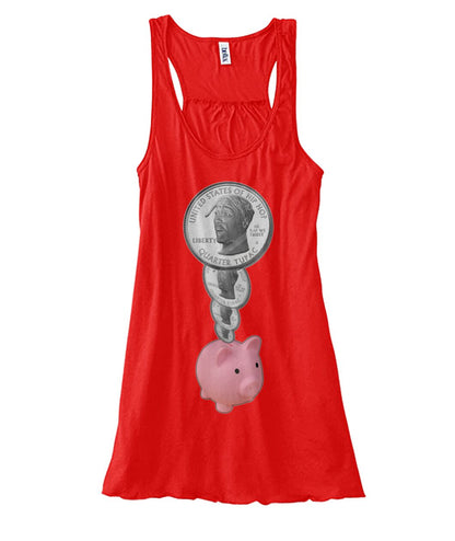 2Pac Piggy Bank (Tank Top & Polo)