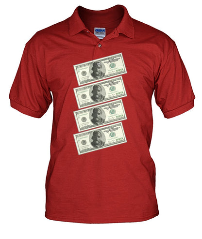 2Pac $100 bills (Tank Top & Polo)