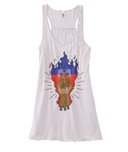 Haitian Fire Power Fist (Tank Top & Polo)