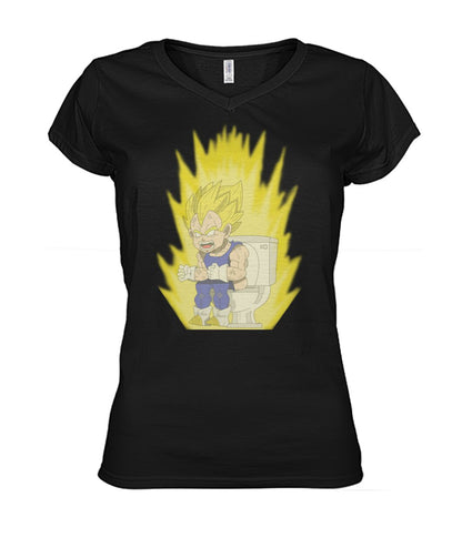 Super Saiyan Toilet (Hoodie & V Necks)