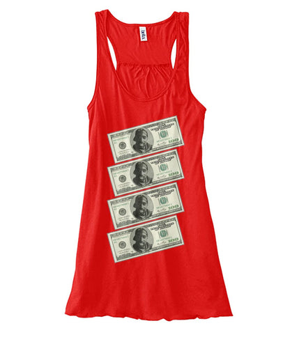 2Pac $100 bills (Tank Top & Polo)