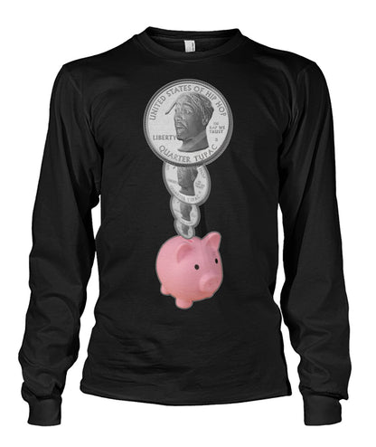 2Pac Piggy Bank (Sweater & Long Sleeve)