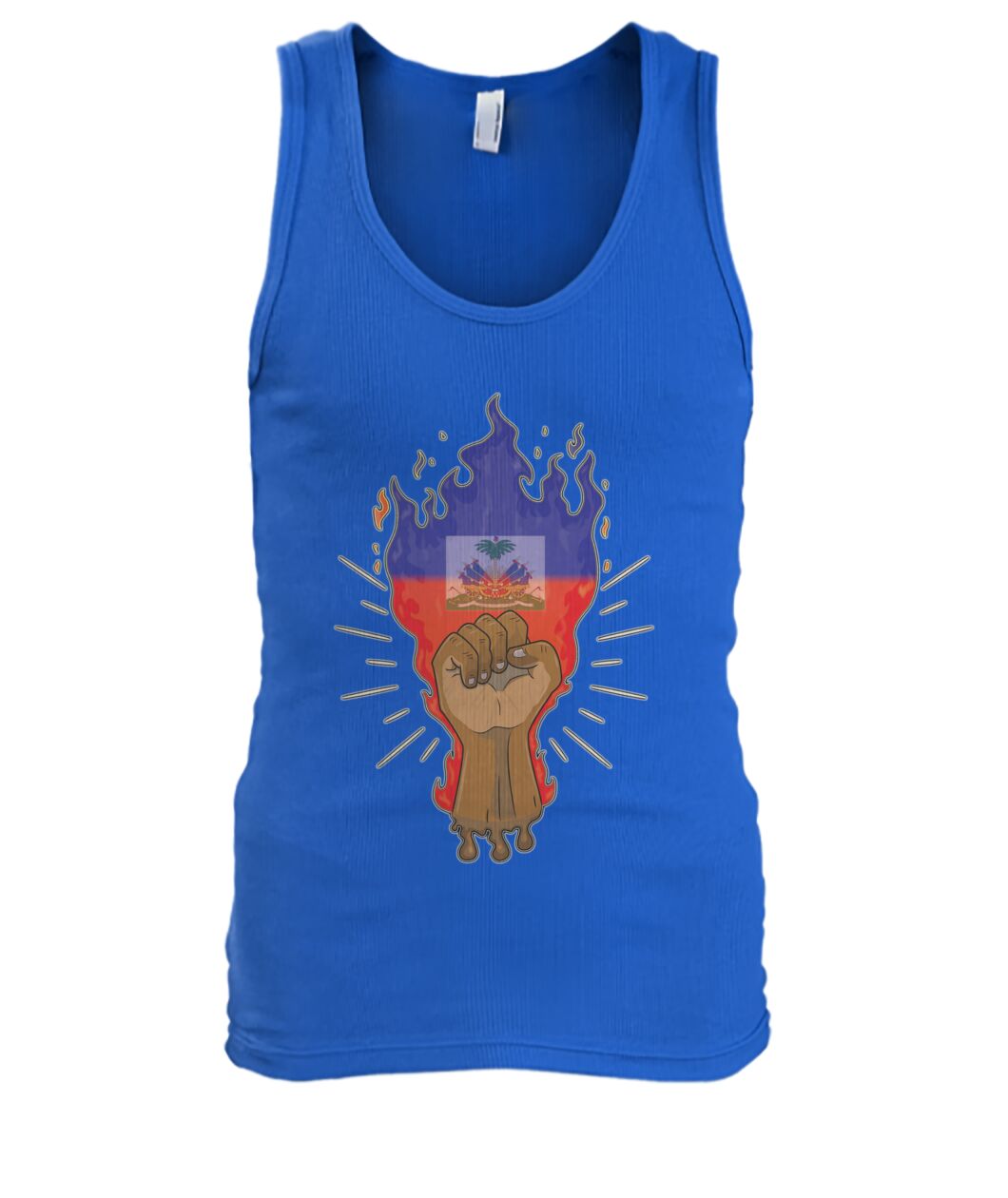 Haitian Fire Power Fist (Tank Top & Polo)