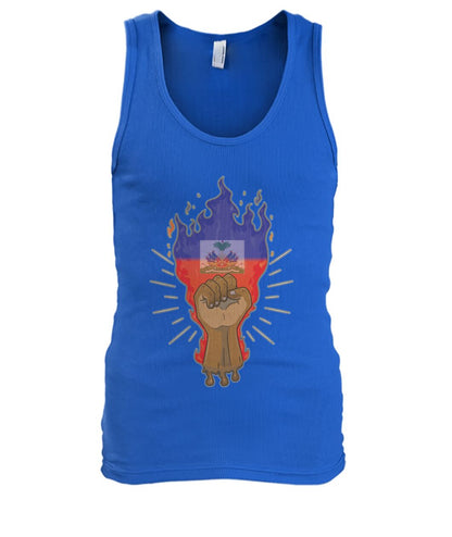 Haitian Fire Power Fist (Tank Top & Polo)