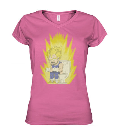 Super Saiyan Toilet (Hoodie & V Necks)