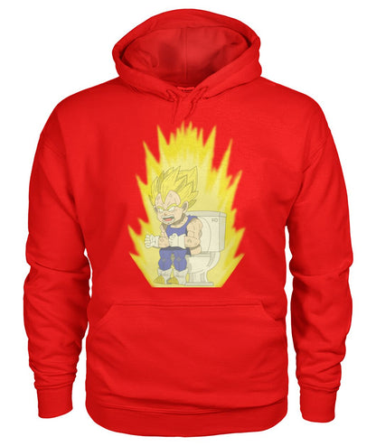 Super Saiyan Toilet (Hoodie & V Necks)