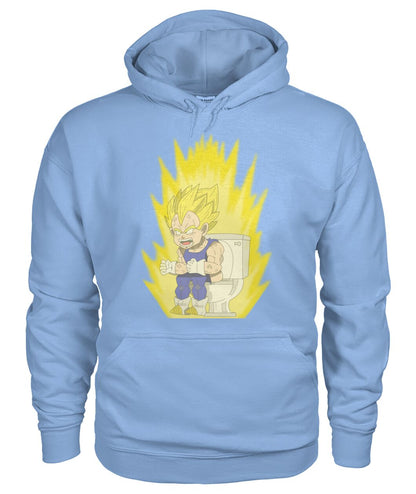Super Saiyan Toilet (Hoodie & V Necks)