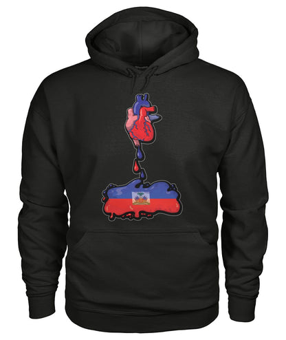 Haitian Heart (Hoodie & V Necks)