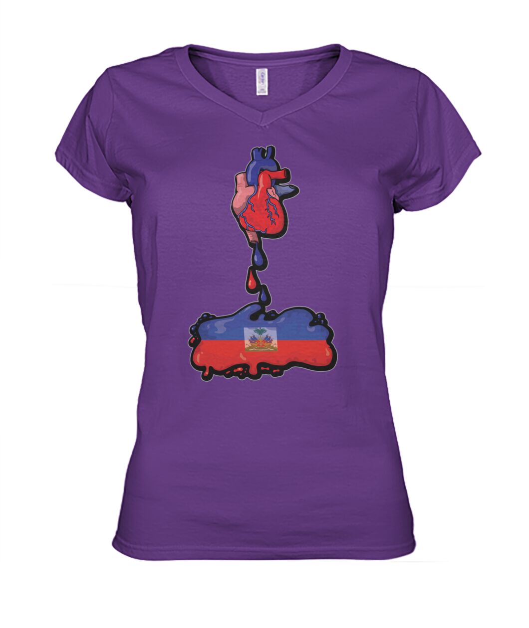 Haitian Heart (Hoodie & V Necks)