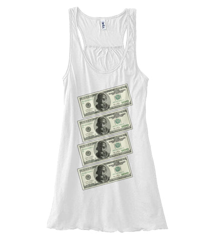 2Pac $100 bills (Tank Top & Polo)