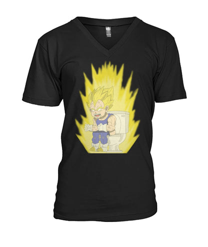 Super Saiyan Toilet (Hoodie & V Necks)