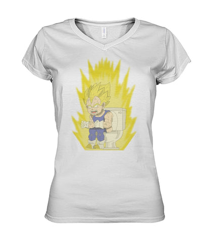 Super Saiyan Toilet (Hoodie & V Necks)