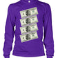 2Pac $100 bills (Sweater & Long Sleeve)