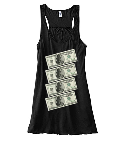 2Pac $100 bills (Tank Top & Polo)