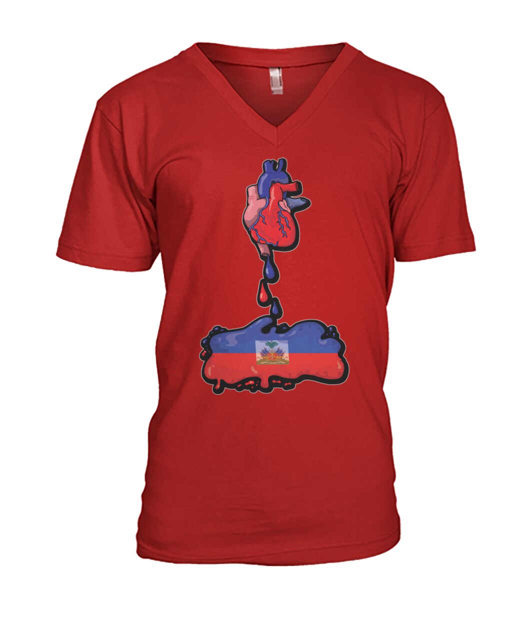 Haitian Heart (Hoodie & V Necks)