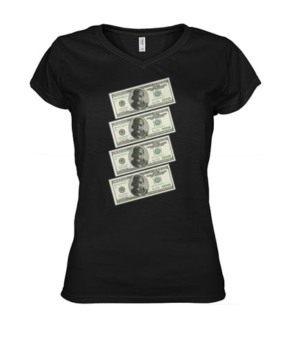 2Pac $100 bills (Hoodie & V Necks)