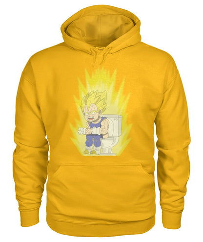 Super Saiyan Toilet (Hoodie & V Necks)