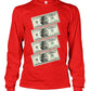 2Pac $100 bills (Sweater & Long Sleeve)
