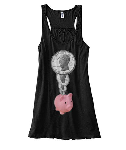 2Pac Piggy Bank (Tank Top & Polo)