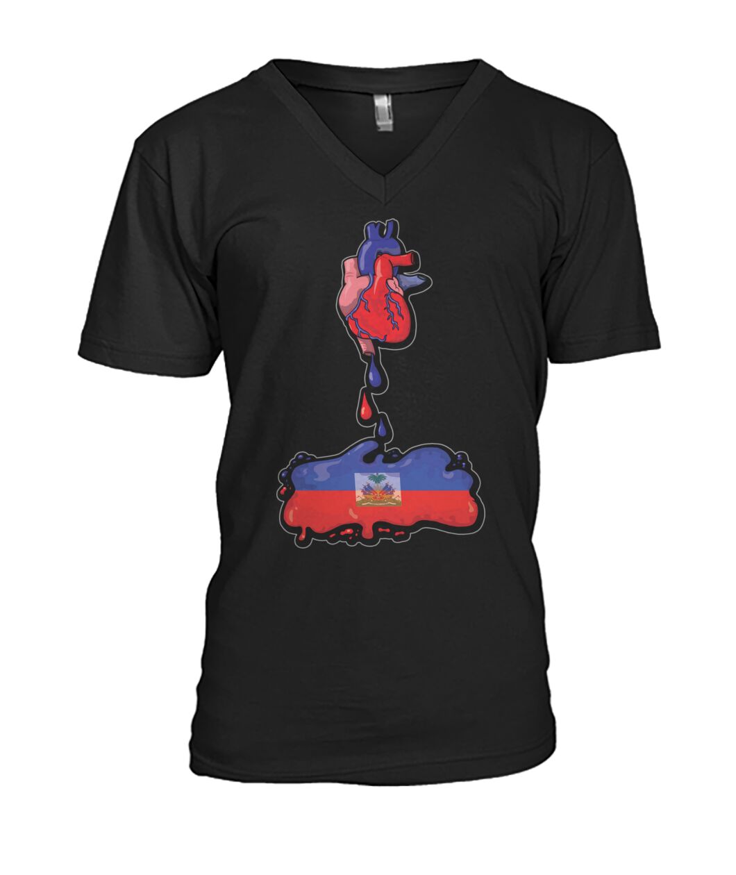 Haitian Heart (Hoodie & V Necks)