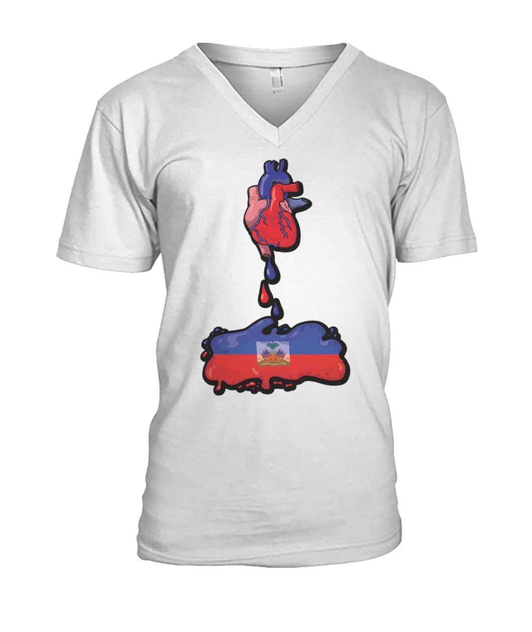 Haitian Heart (Hoodie & V Necks)