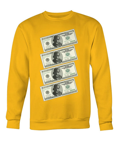 2Pac $100 bills (Sweater & Long Sleeve)